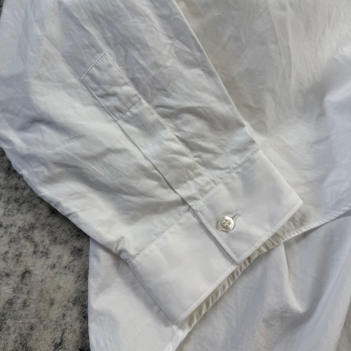 Gucci Kingsnake Embroidered Collar ʼWhiteʼ Button Up Shirt