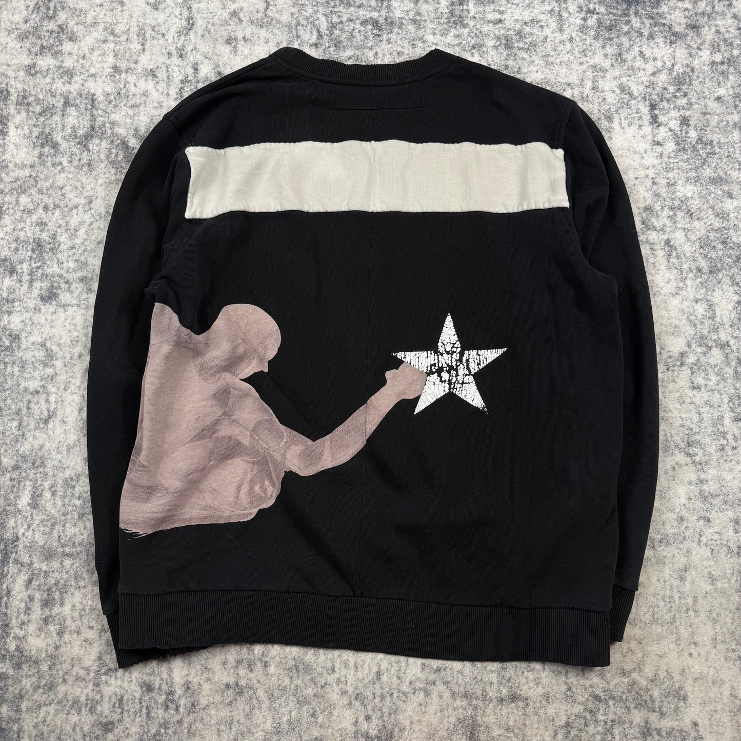 Givenchy SS15 Basketball ‘Black’ Distressed Sweatshirt