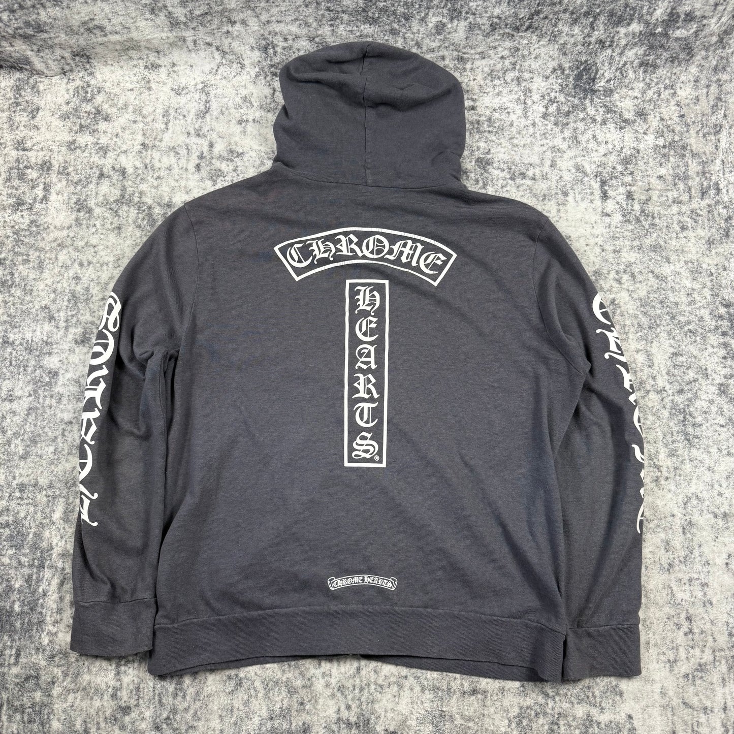 Chrome Hearts Vintage Horseshoe ‘Grey’ Zip Hoodie