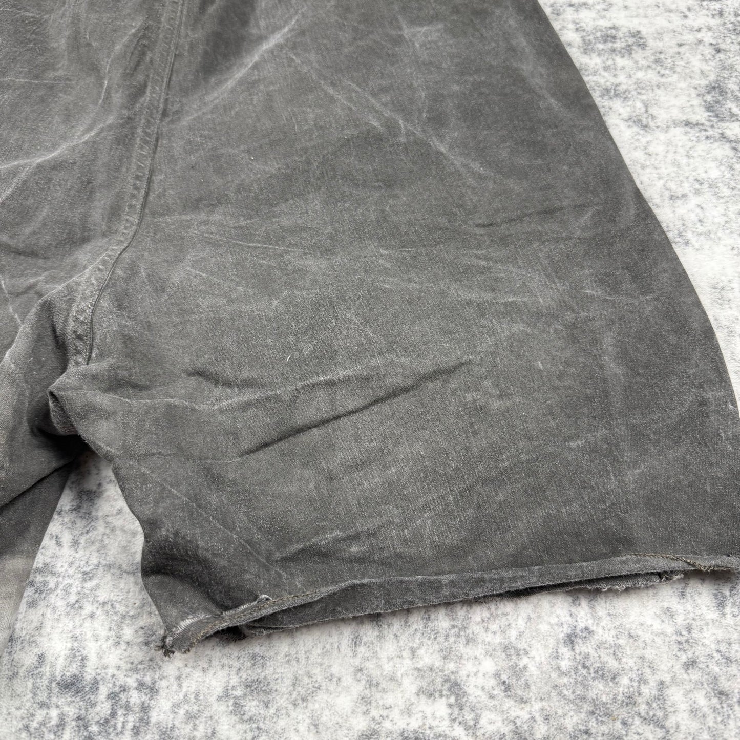 Rick Owens S/S24 Lido Sample Long Boxers Denim Shorts