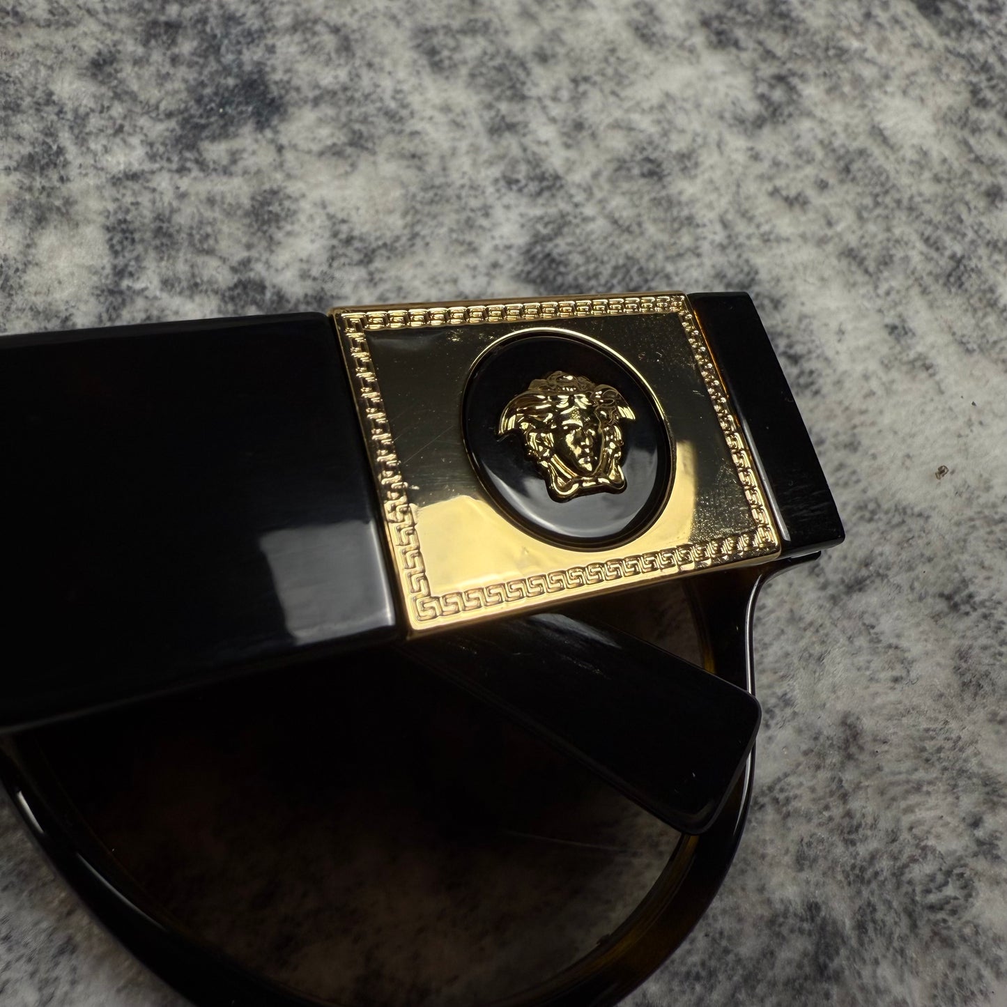 Versace Medusa Head Tortoiseshell Sunglasses