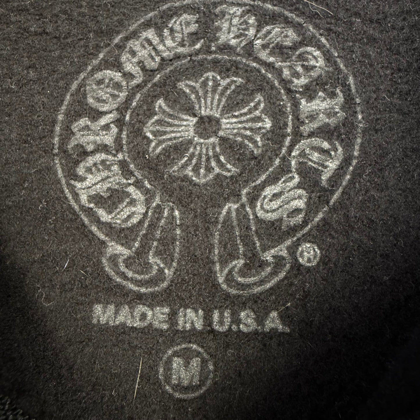 Chrome Hearts Floral Horseshoe Zip Up Hoodie