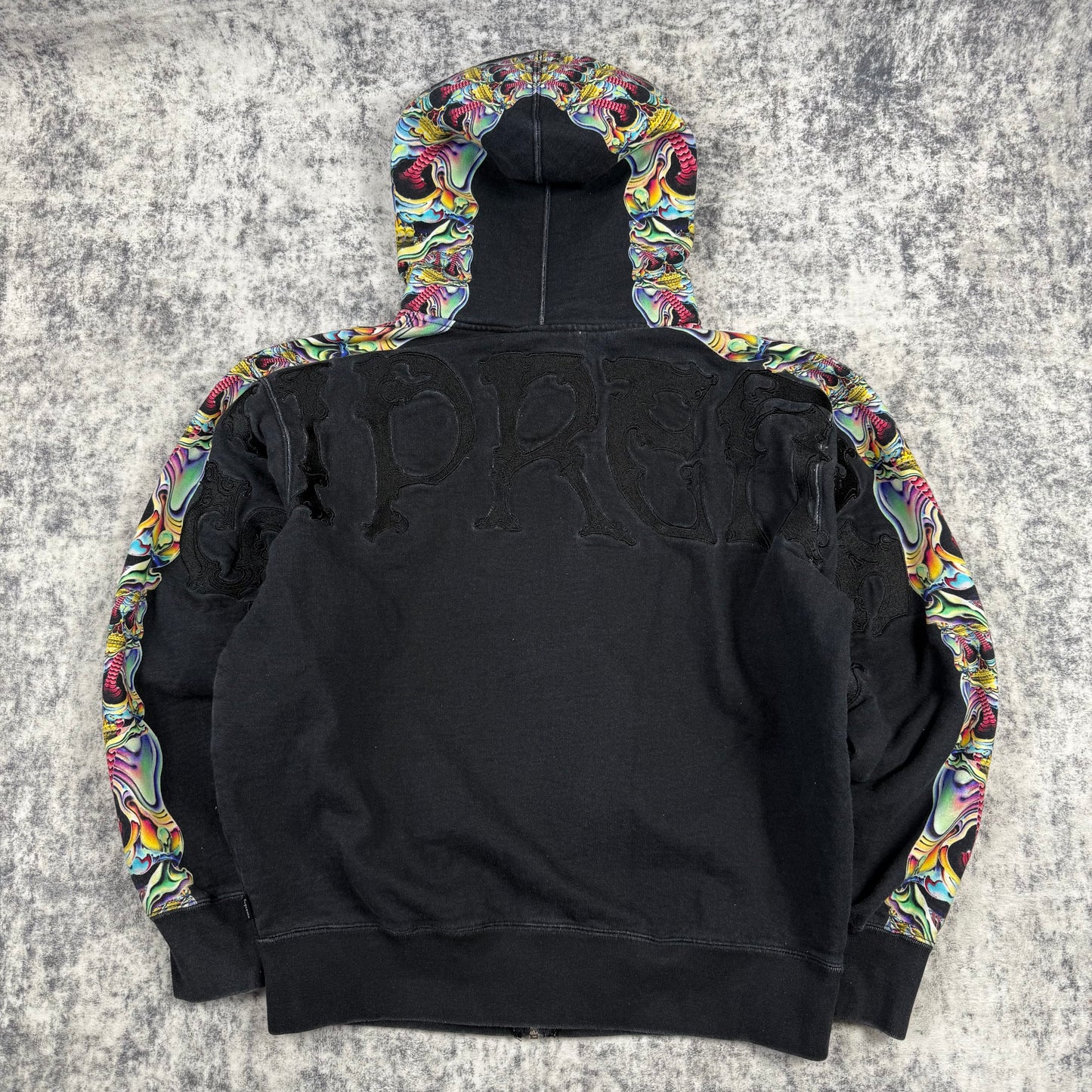 Supreme Skulls Big Logo ‘Black’ Zip Hoodie