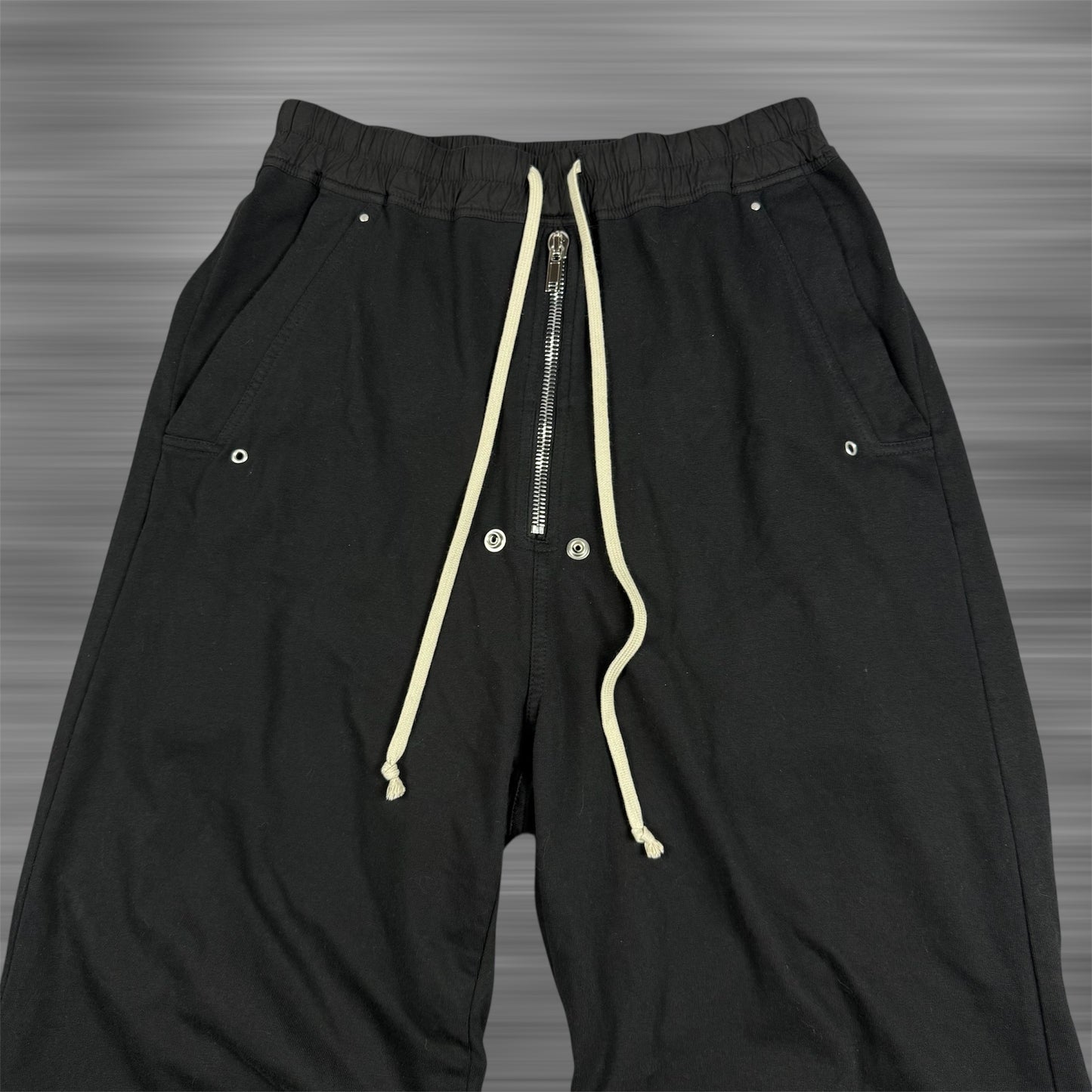 Rick Owens Flared ‘Bela’ Front Zip Sweat Pants