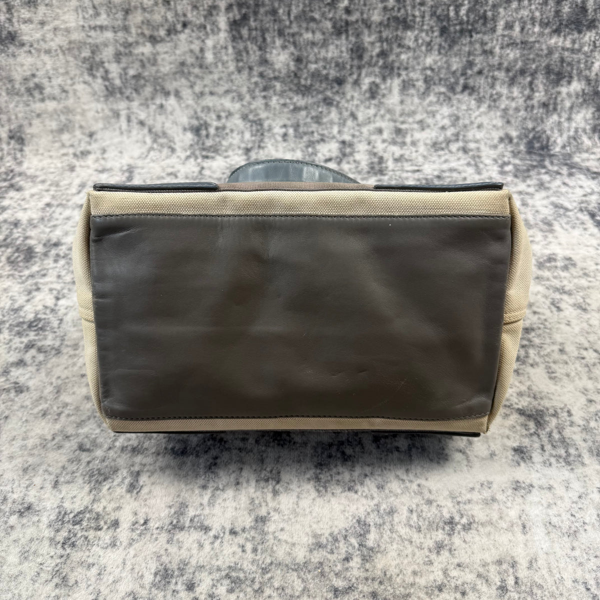 Balenciaga Navy Cabas Small Canvas Tote Bag