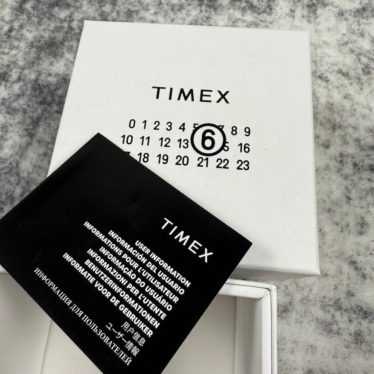 MM6 Maison Margiela x Timex Gold Digital Watch Set