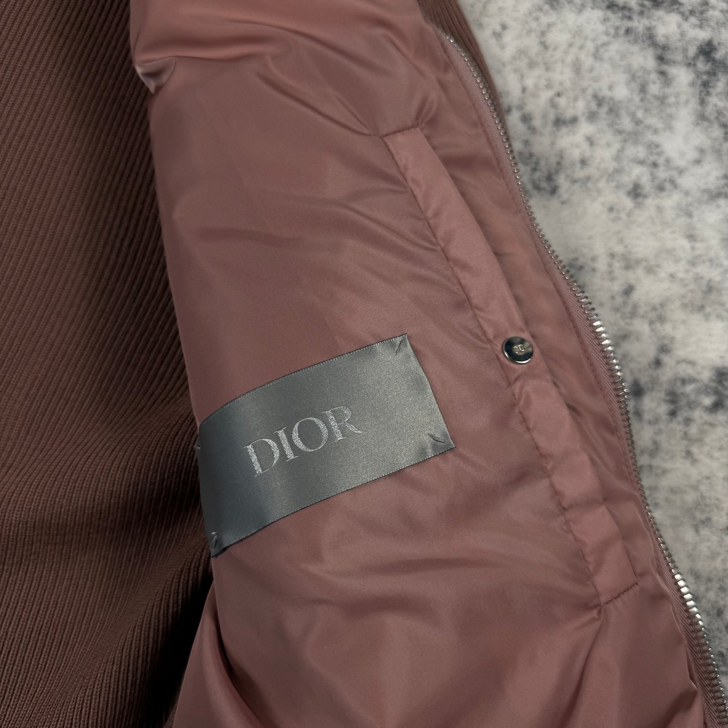 Dior Oblique Knit Down ʼRose’ Jacket