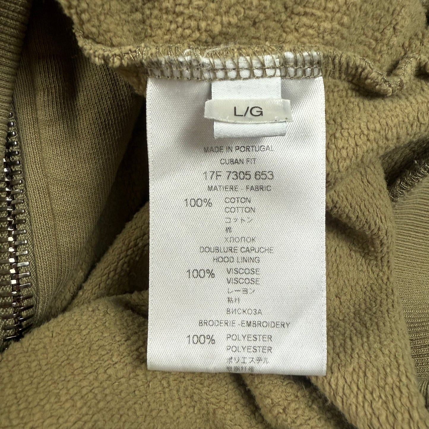 Givenchy Realize Real Eyes Real Lies Embroidered Zip Hoodie