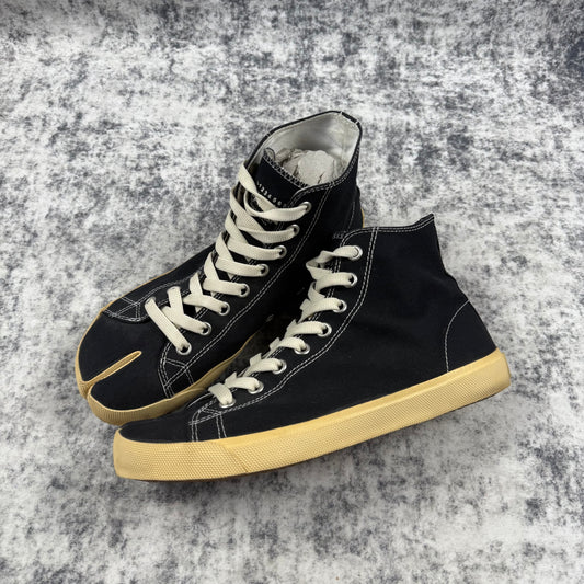 Maison Margiela Vandal Tabi High Top Canvas Sneakers