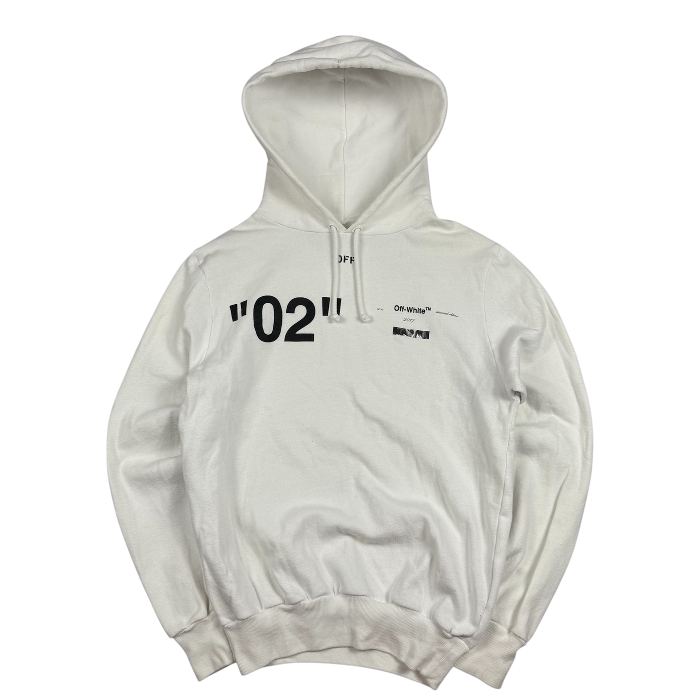 OFF-WHITE 02  Caravaggio ‘White’ Hoodie