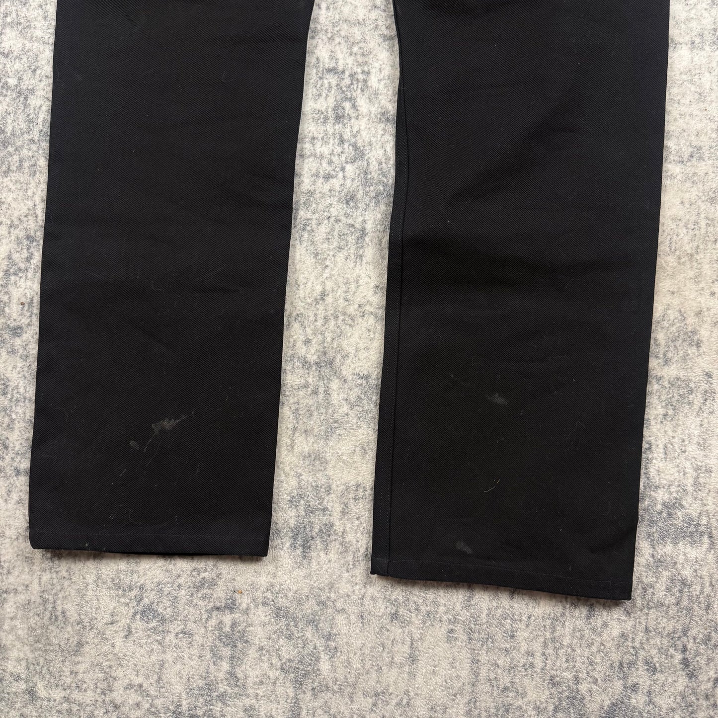 Rick Owens Bonotto 5 Pocket Jeans Black Cotton Twill