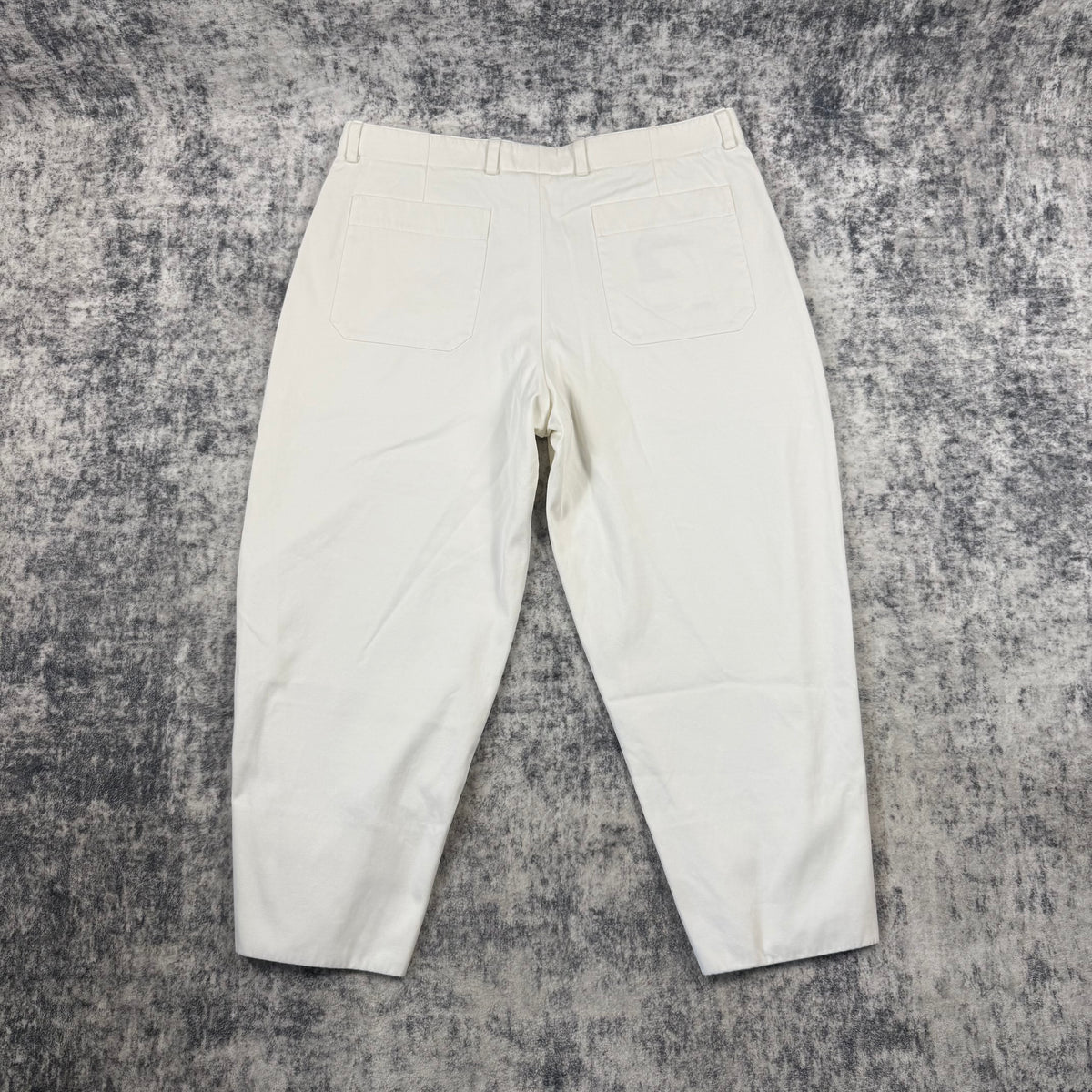 Hermès Vintage White Adjustable Ankle Riding Trousers