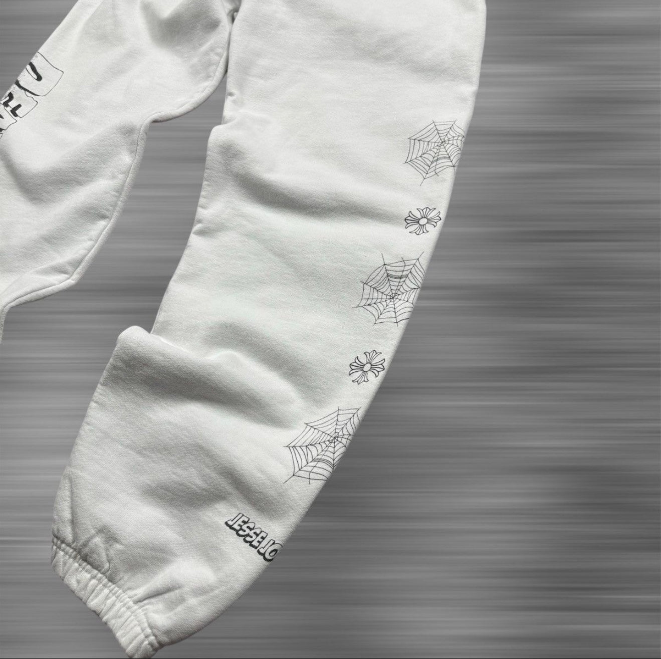 Chrome Hearts X Deadly Doll White Baggy Pants