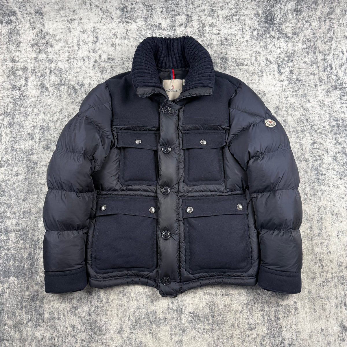 Moncler Rillieux Puffer Down ʼNavy’ Jacket