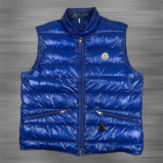 Moncler Gilet Gui ‘Blue’ Puffer Vest