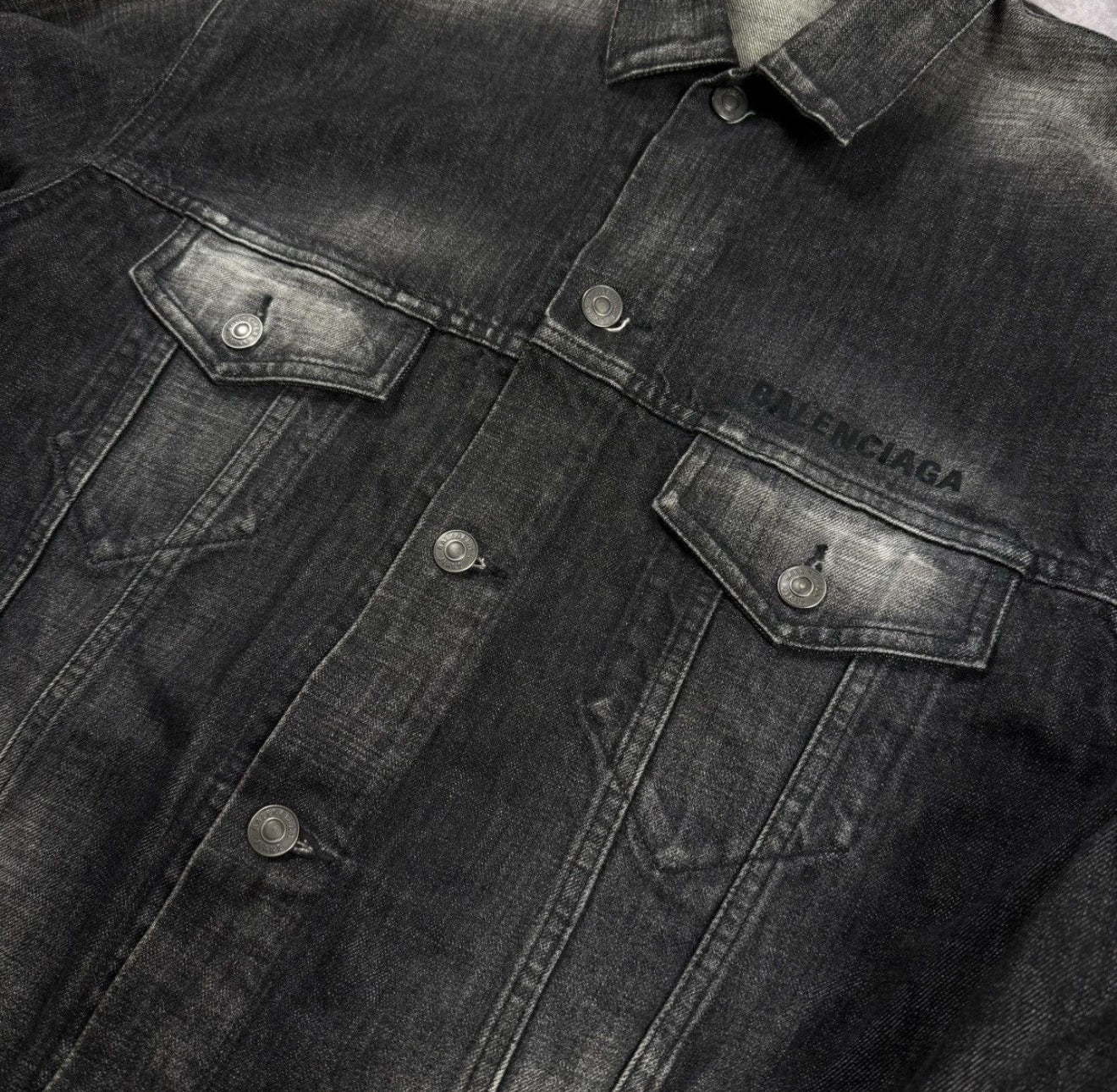 Balenciaga Denim Oversized Jacket