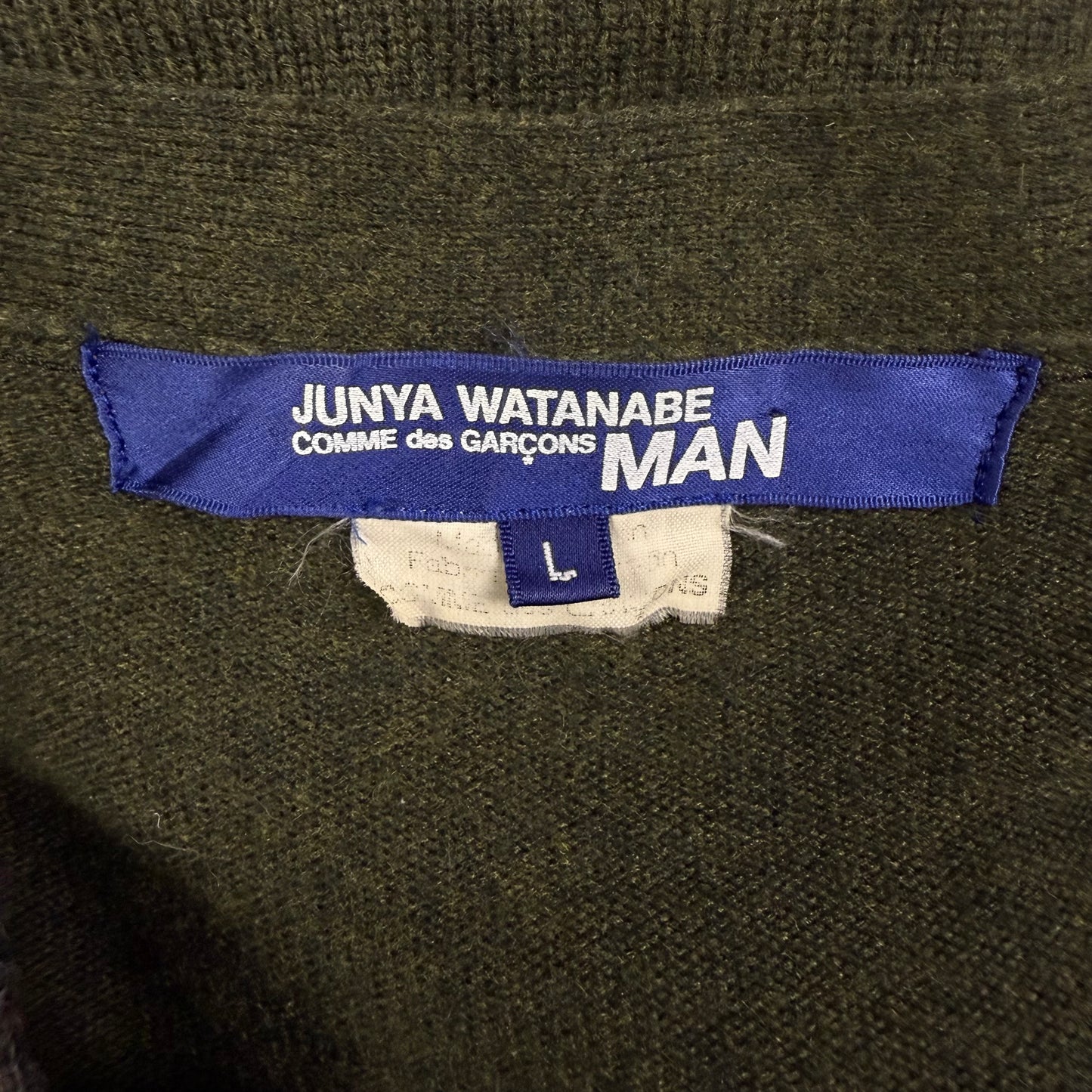 Junya Watanabe Come Des Garçons Wool Cardigan