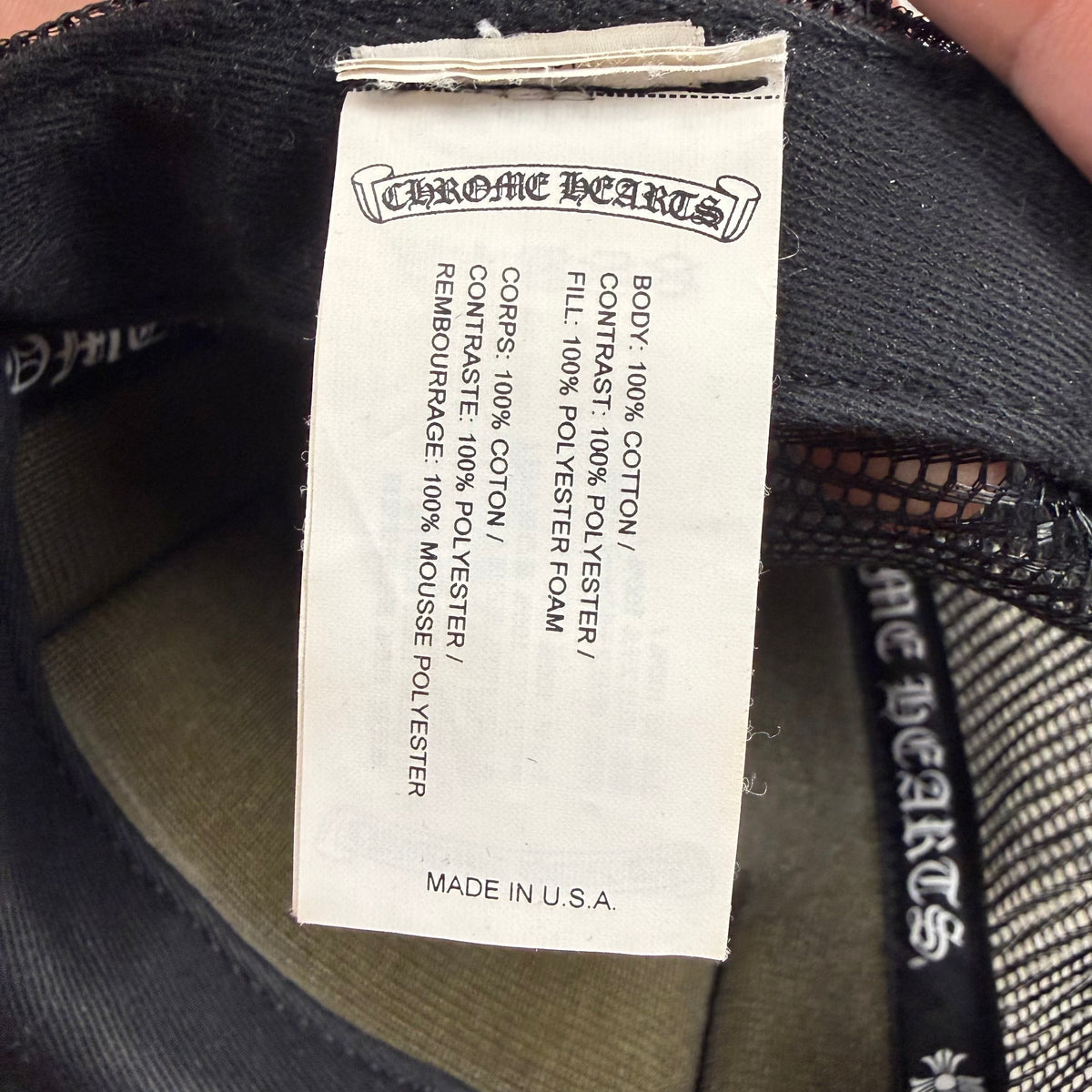 Chrome Hearts FOTI Faded ‘Black’ Trucker Cap