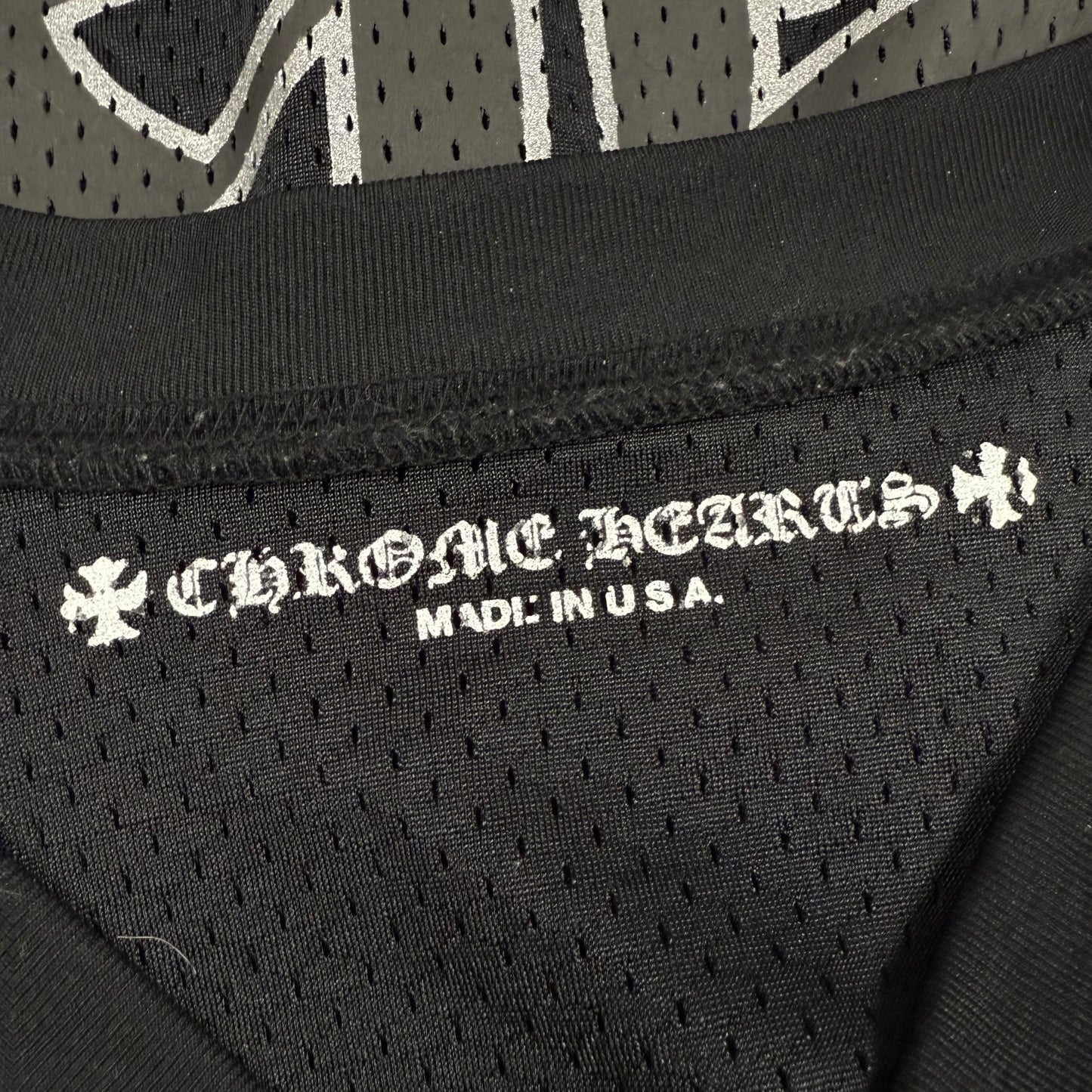 Chrome Hearts Long Sleeve Mesh ‘Black’ Jersey