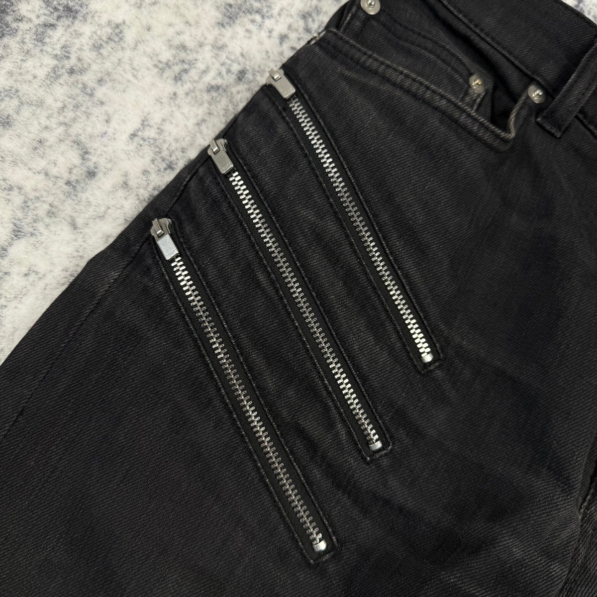 Saint Laurent FW/15 5 Zipper ‘Black’ Jeans