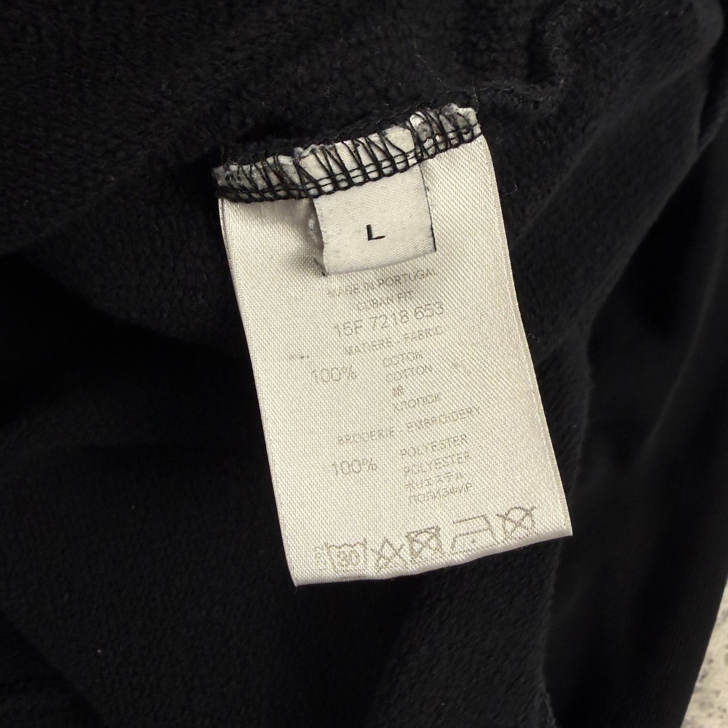 Givenchy FW15 Embroidered Rottweiler ʼBlack’ Distressed Sweatshirt