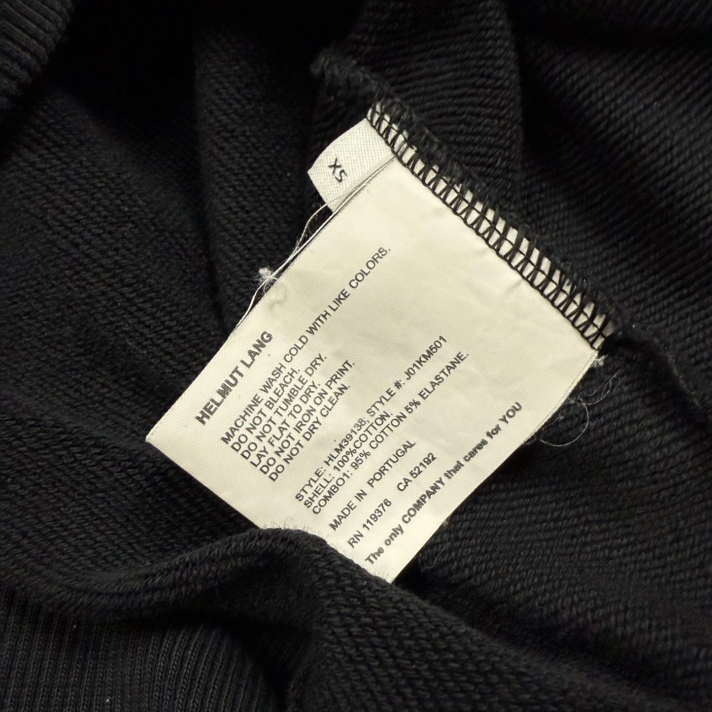 Helmut Lang Big Logo Hoodie