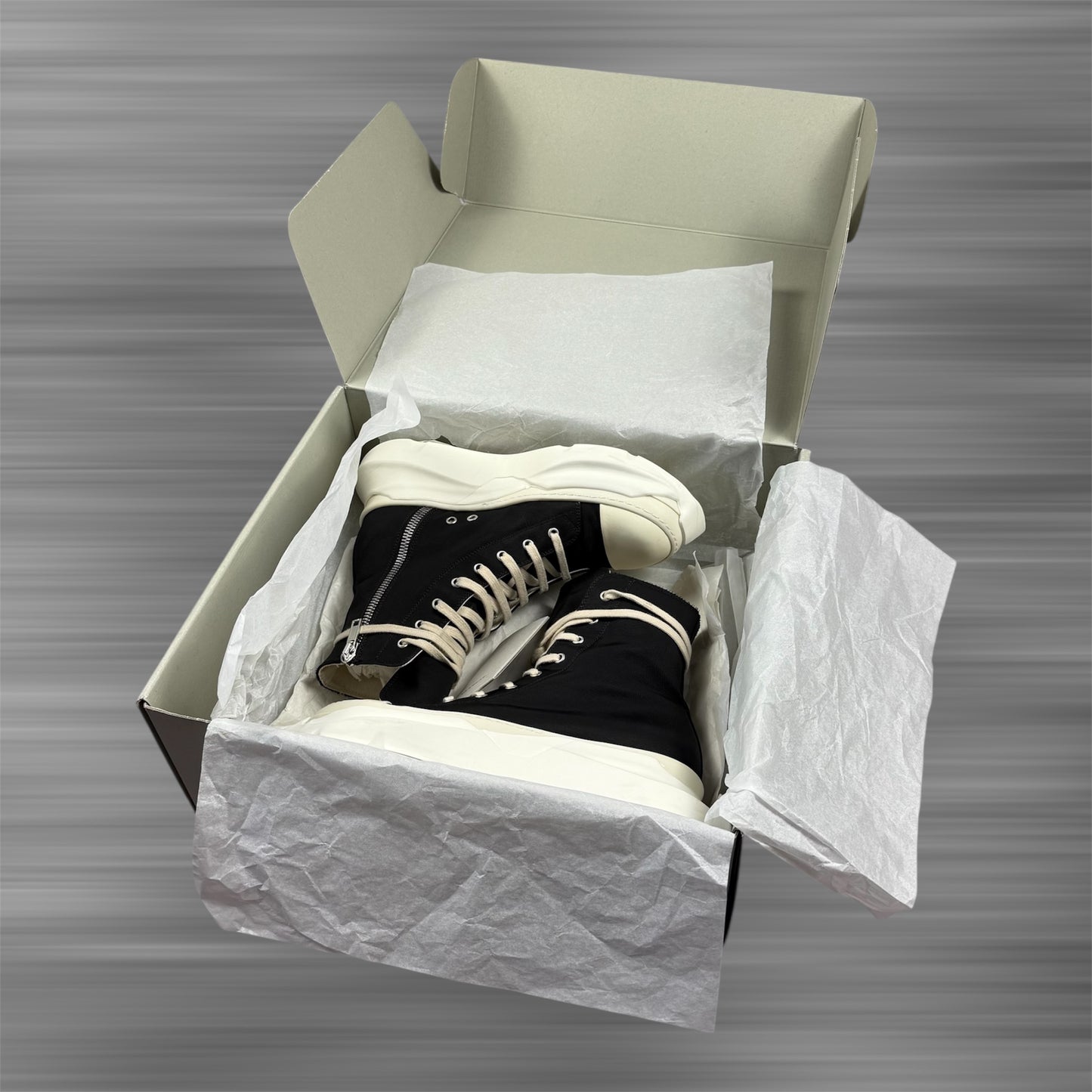 Rick Owens DRKSHDW High Abstract ‘Milk’ Shoes