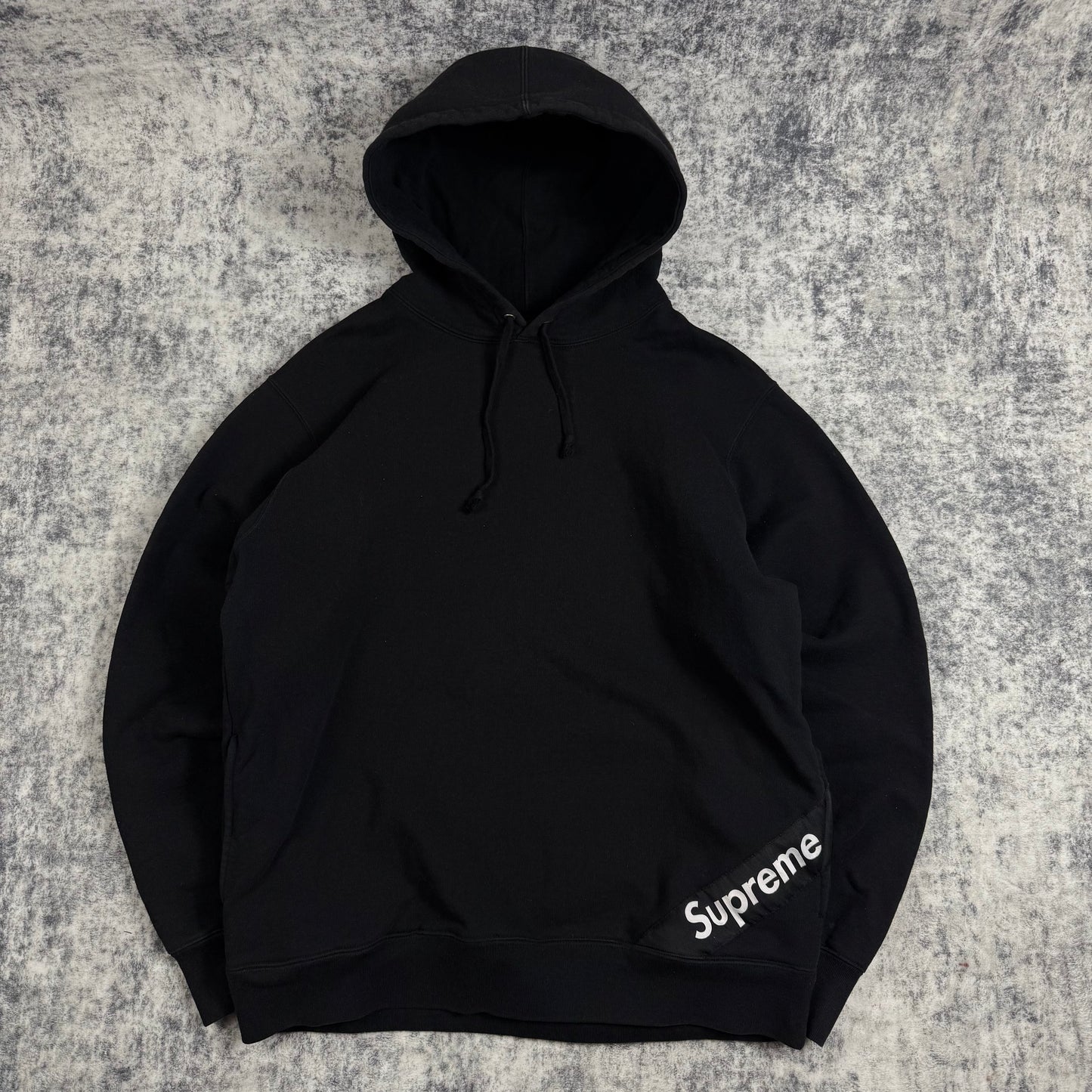 Supreme Corner Label ‘Black’ Hoodie