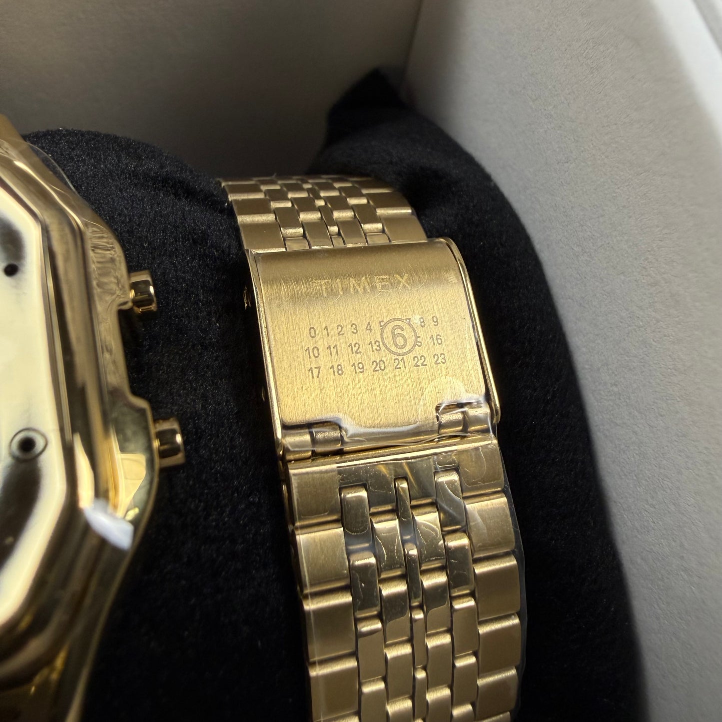MM6 Maison Margiela x Timex Gold Digital Watch Set