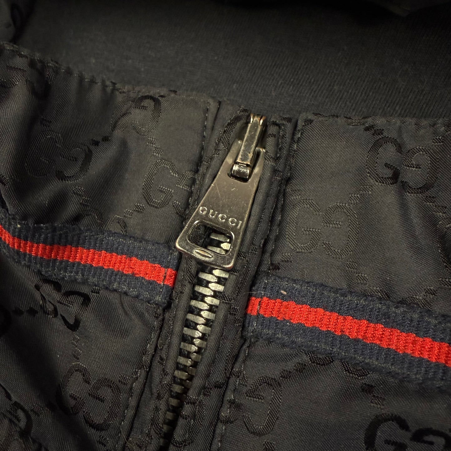 Gucci Monogram Nylon ‘Black’ Hooded Jacket