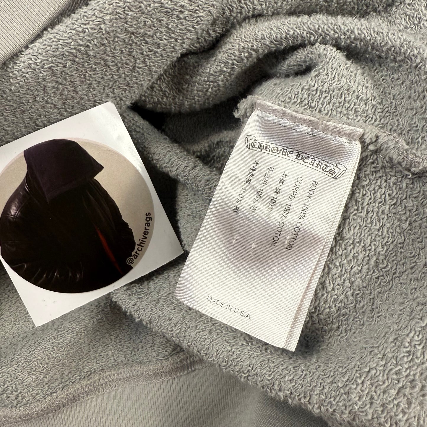 Chrome Hearts & Matty Boy Suggest ‘Grey’ Hoodie
