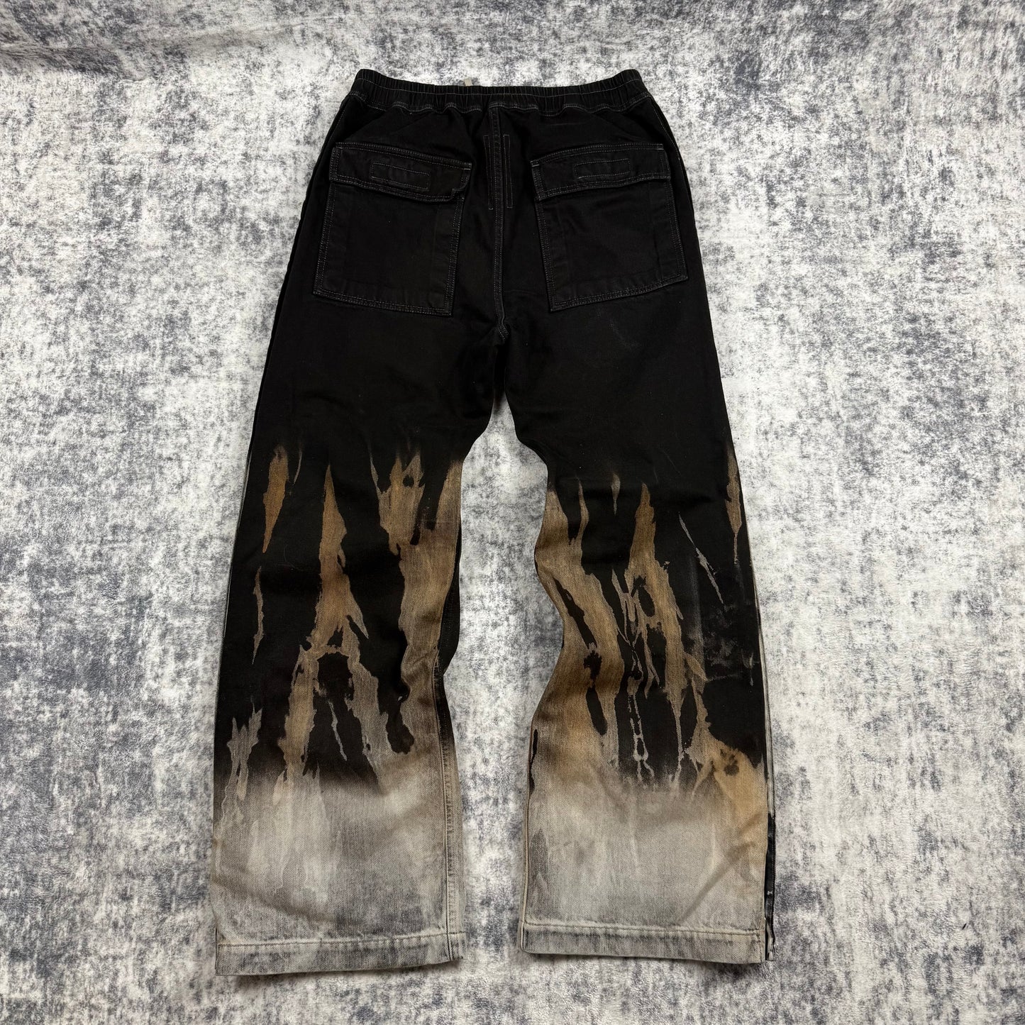 Rick Owens Black/Terra Pusher Pants
