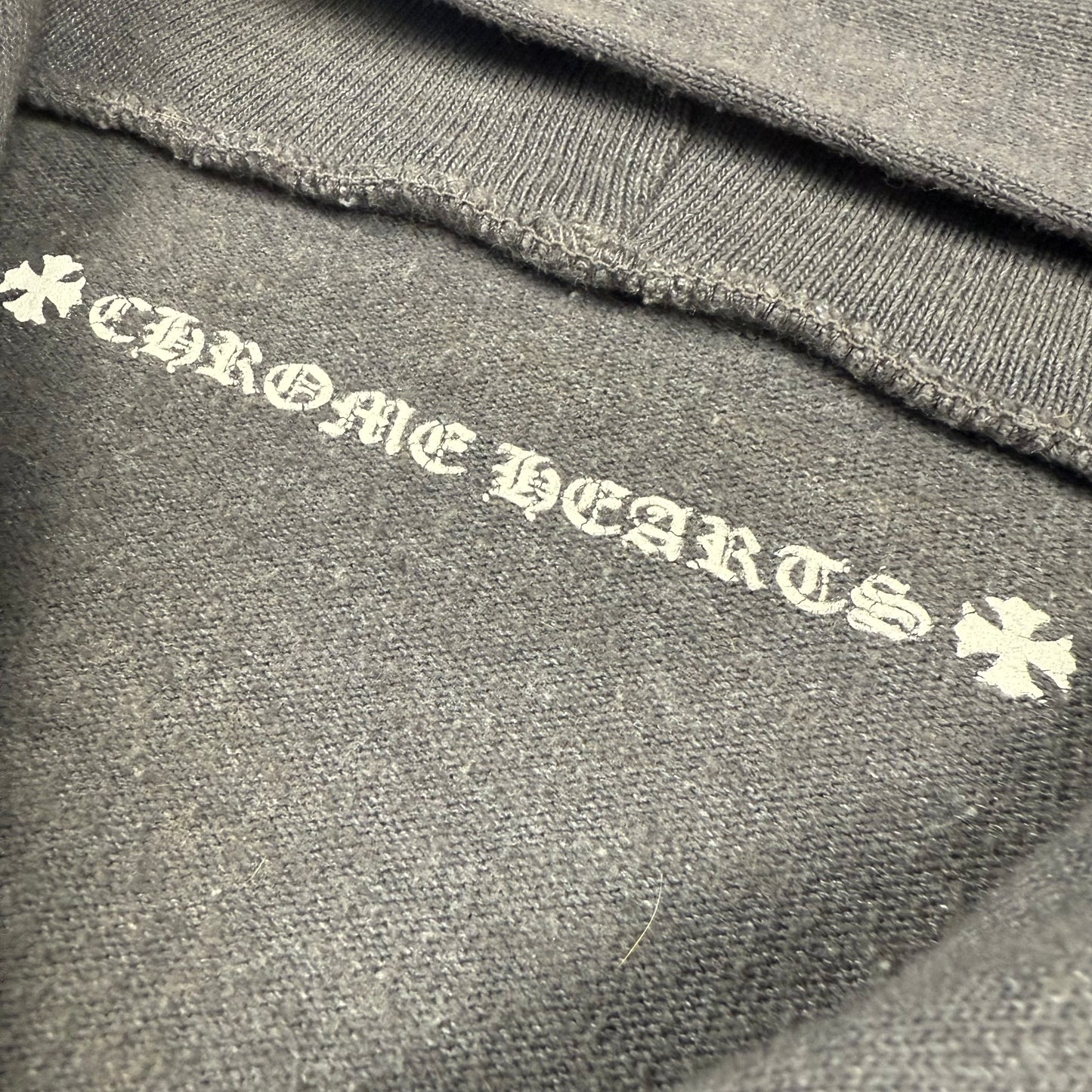 Chrome Hearts Vintage Horseshoe ‘Grey’ Zip Hoodie