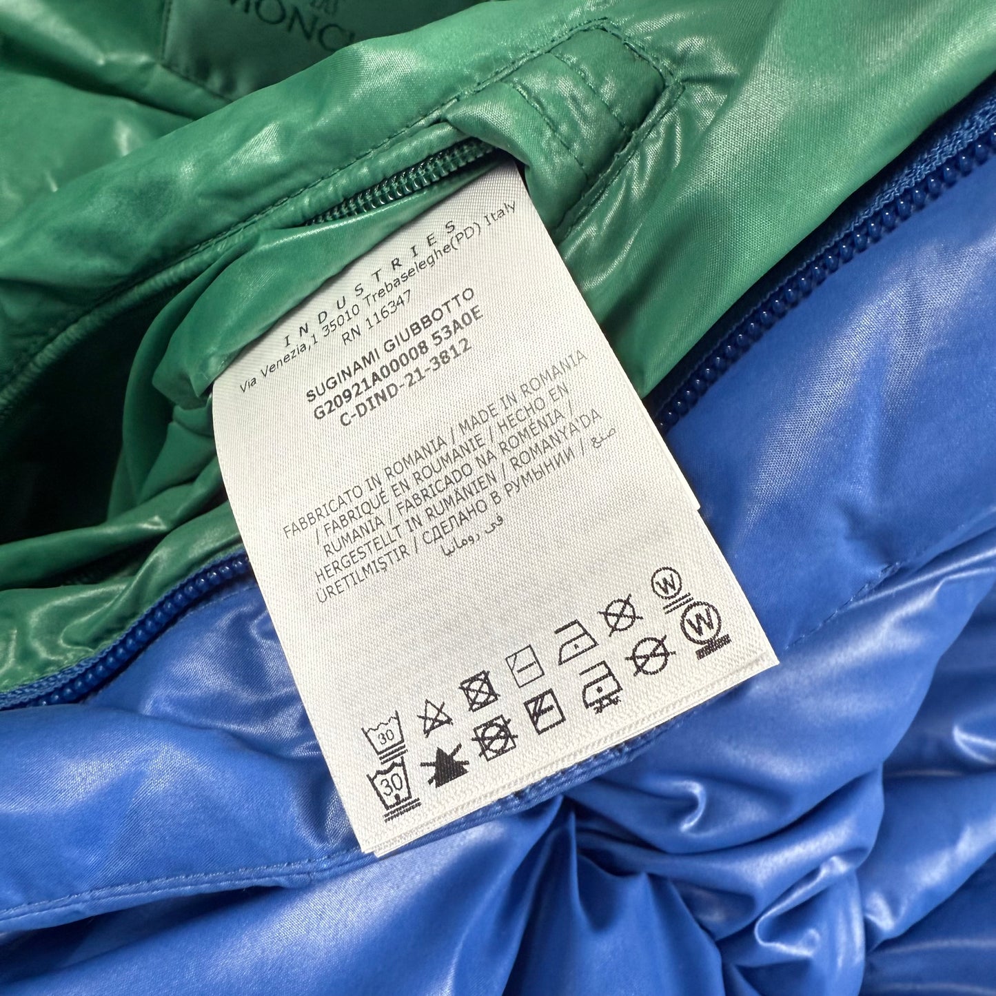 MONCLER Suginami Hooded Down ‘Blue’ Jacket