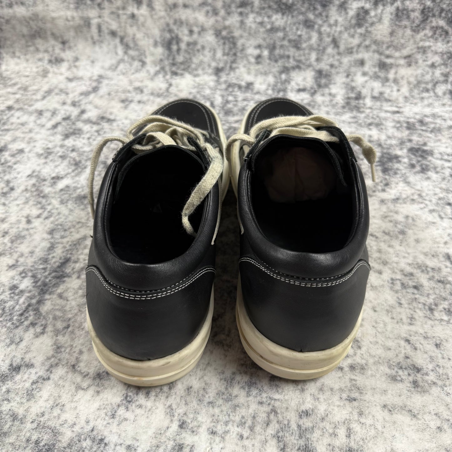 Rick Owens Vintage Vans Leather ‘Black’ Shoes