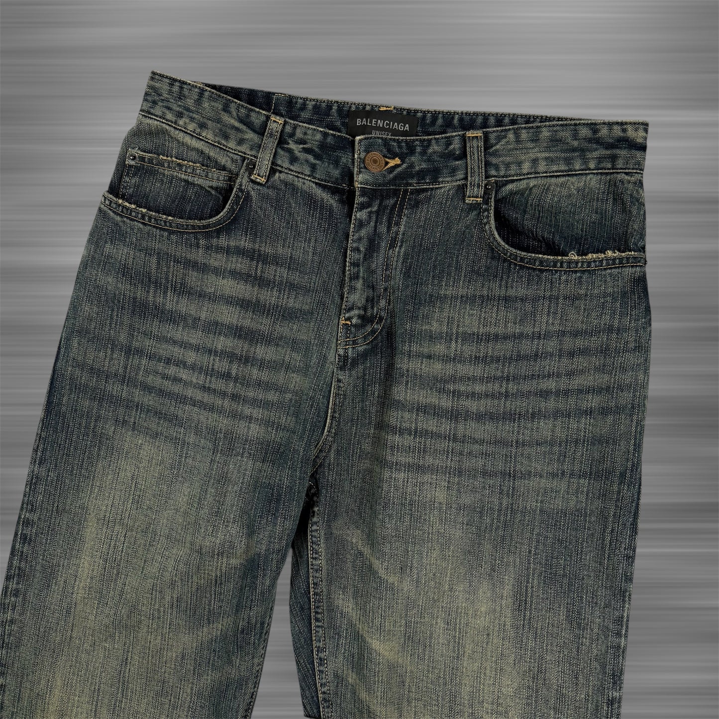 Balenciaga Flared Distressed Jeans