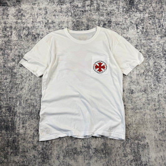 Chrome Hearts Made In Hollywood Logo ‘White’ T-Shirt