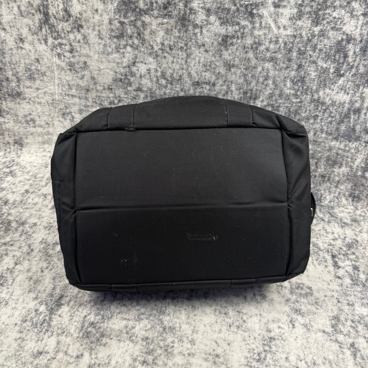 Helmut Lang 1990s Vintage Black Nylon Weekender Duffle Bag