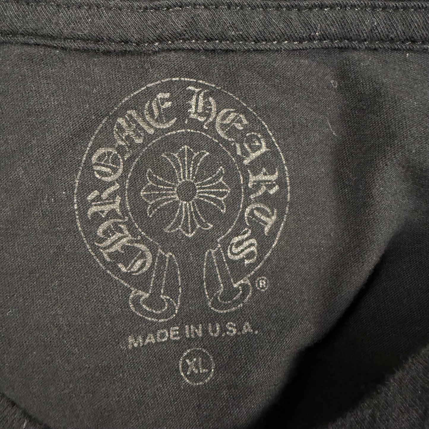 Chrome Hearts Horse Shoe ‘Black’ Logo Pocket T-Shirt