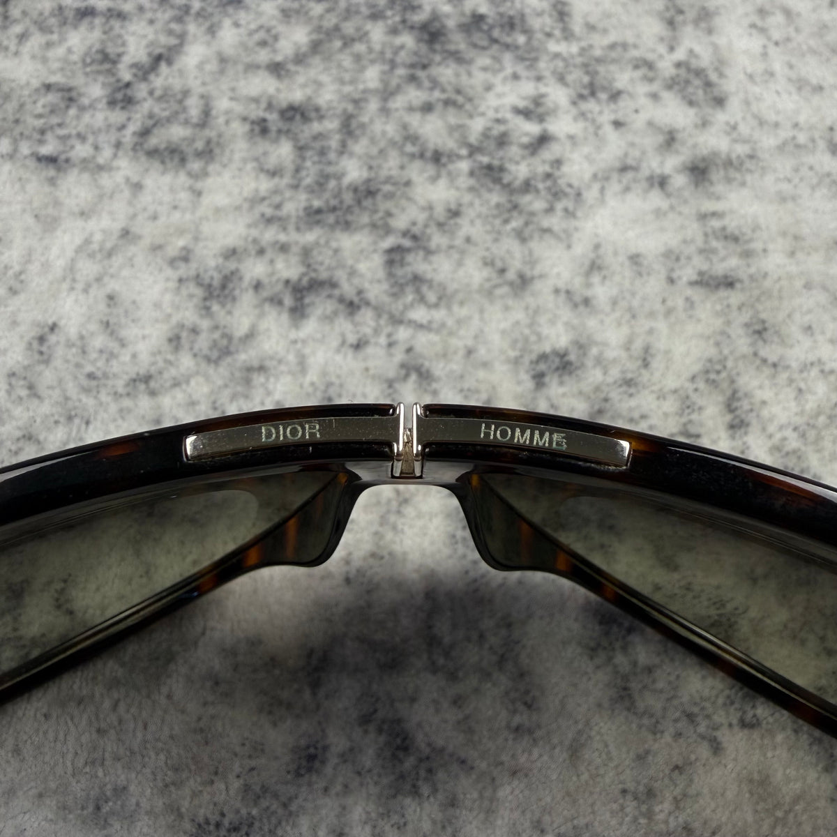Dior Homme 2000s Tortoiseshell Aviator Sunglasses