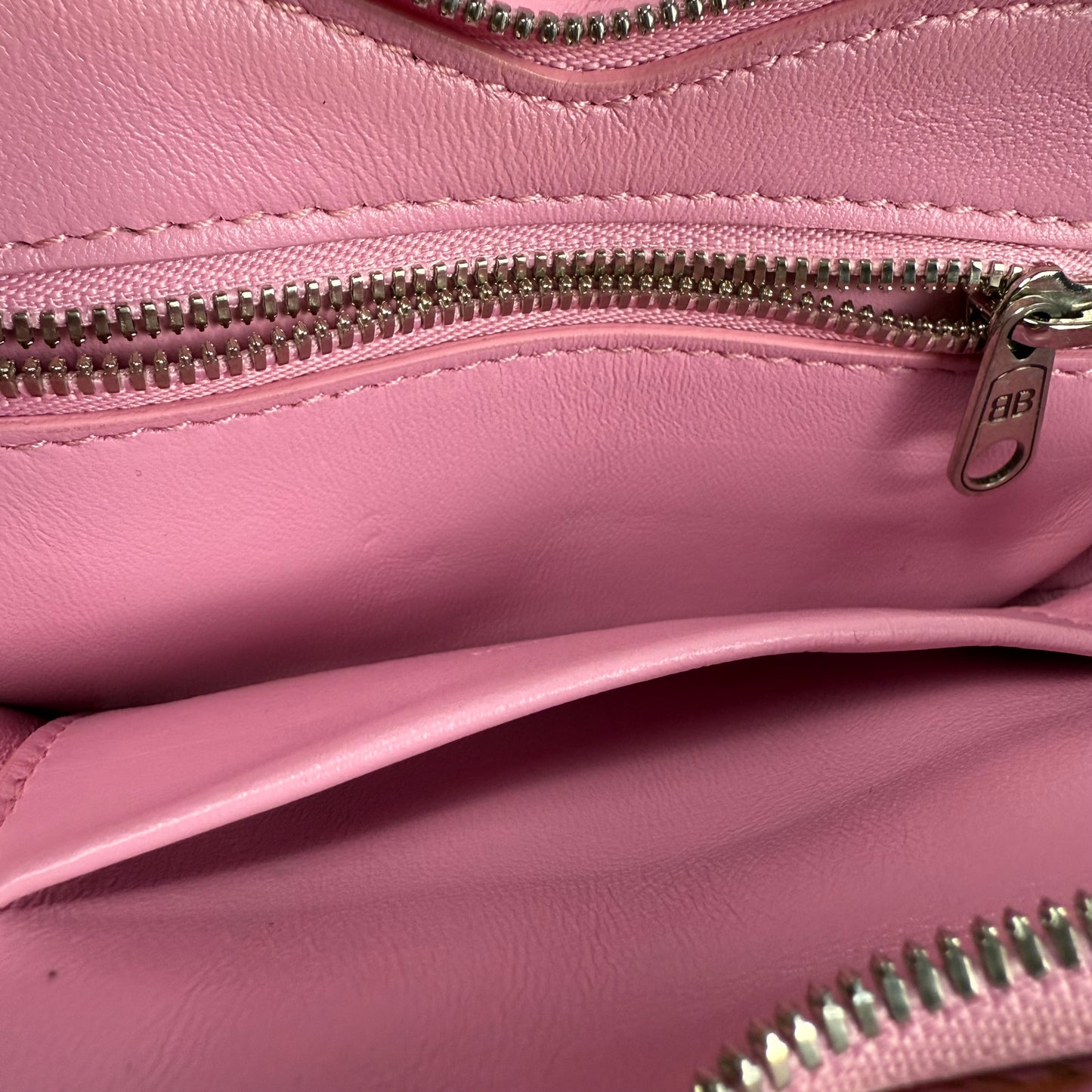 Balenciaga Faux Fur Heart Mini ‘Pink’ Crossbody Bag