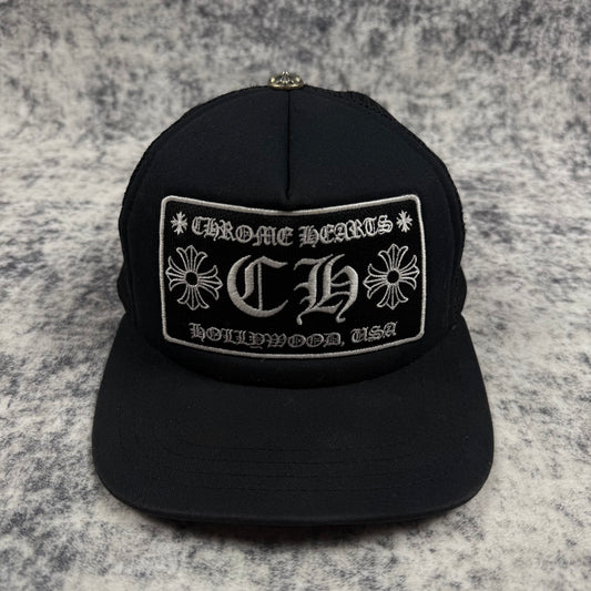 Chrome Hearts Hollywood USA ‘Black’ Trucker Cap
