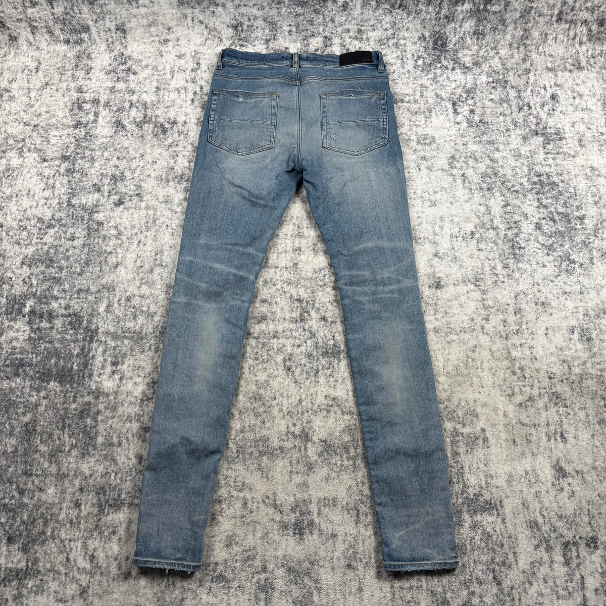 AMIRI Blue Bandana Thrasher Jeans