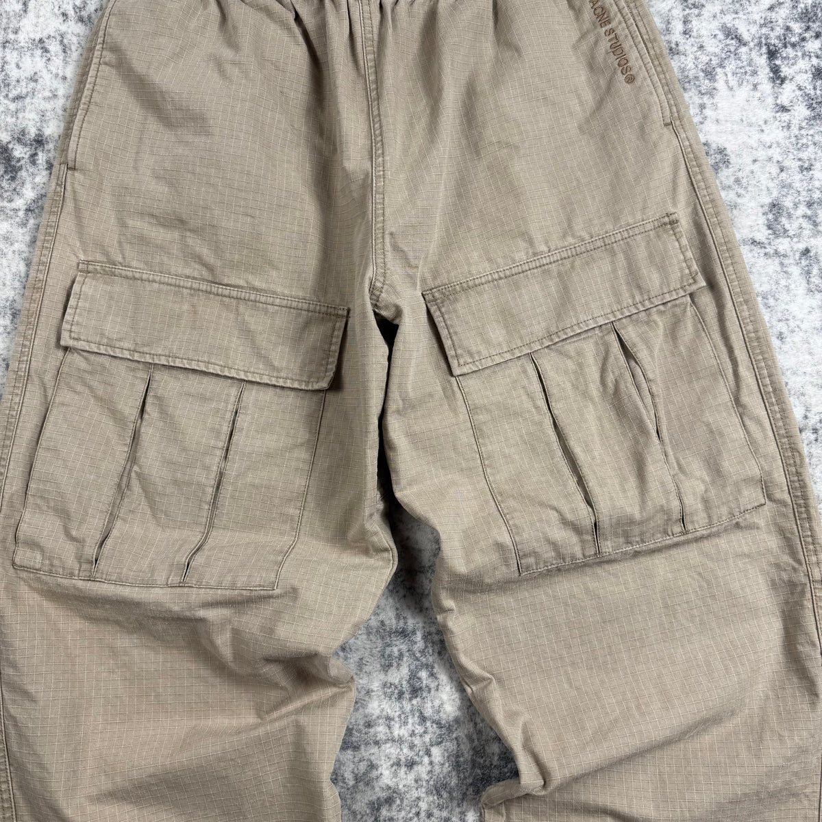Acne Studios Ripstop Cargo Trousers Neutrals Pants