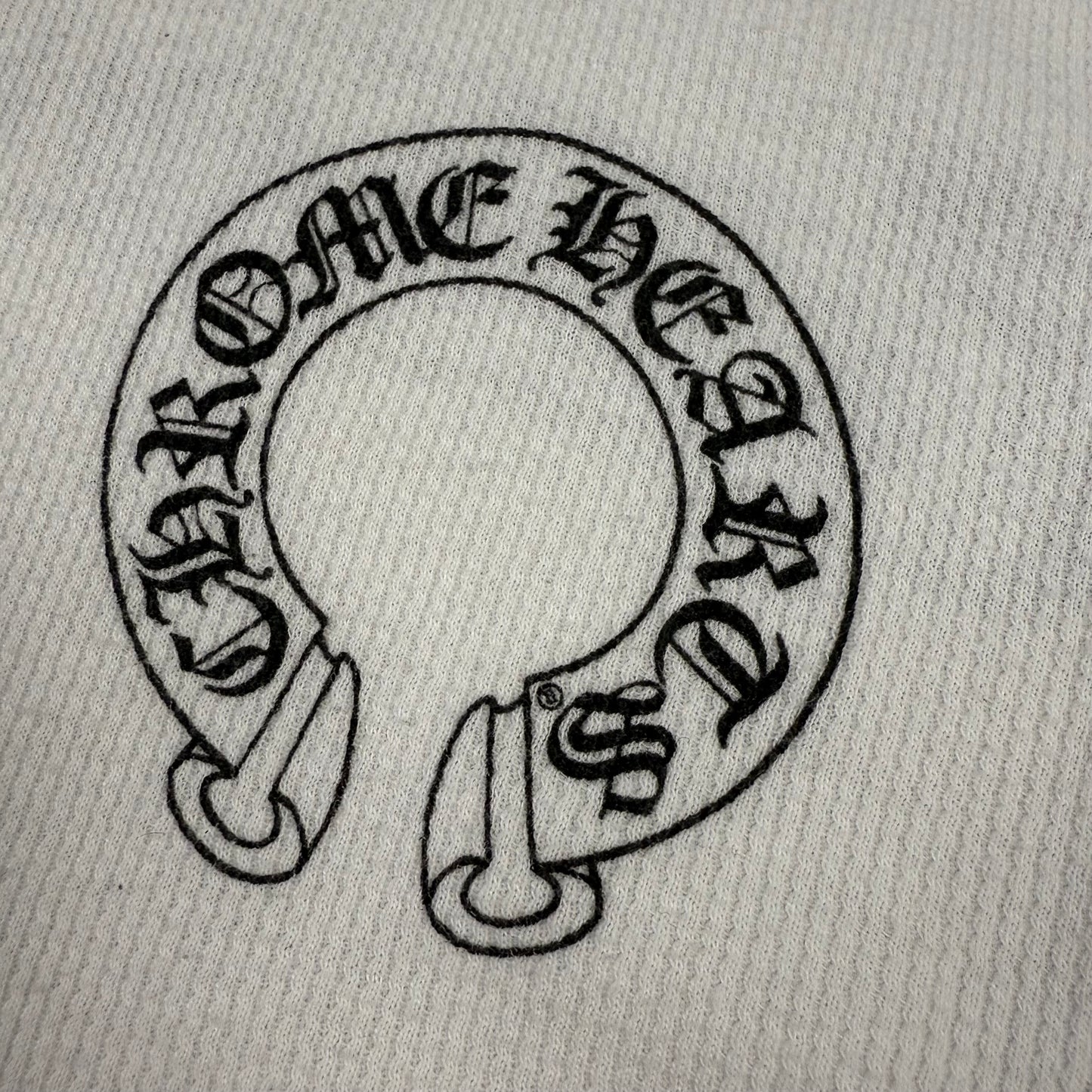 Chrome Hearts Horseshoe Cross Scroll Thermal ‘White’ L/S