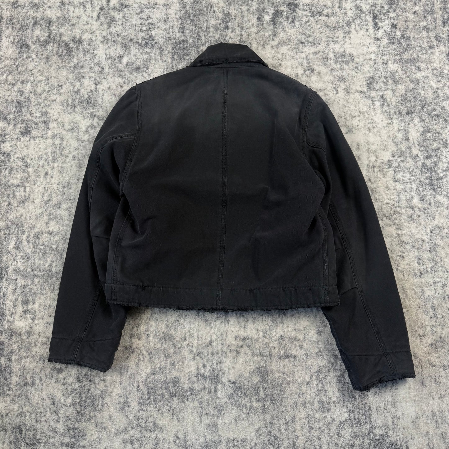Balenciaga Workwear Distressed ‘Black’ Detroit Jacket