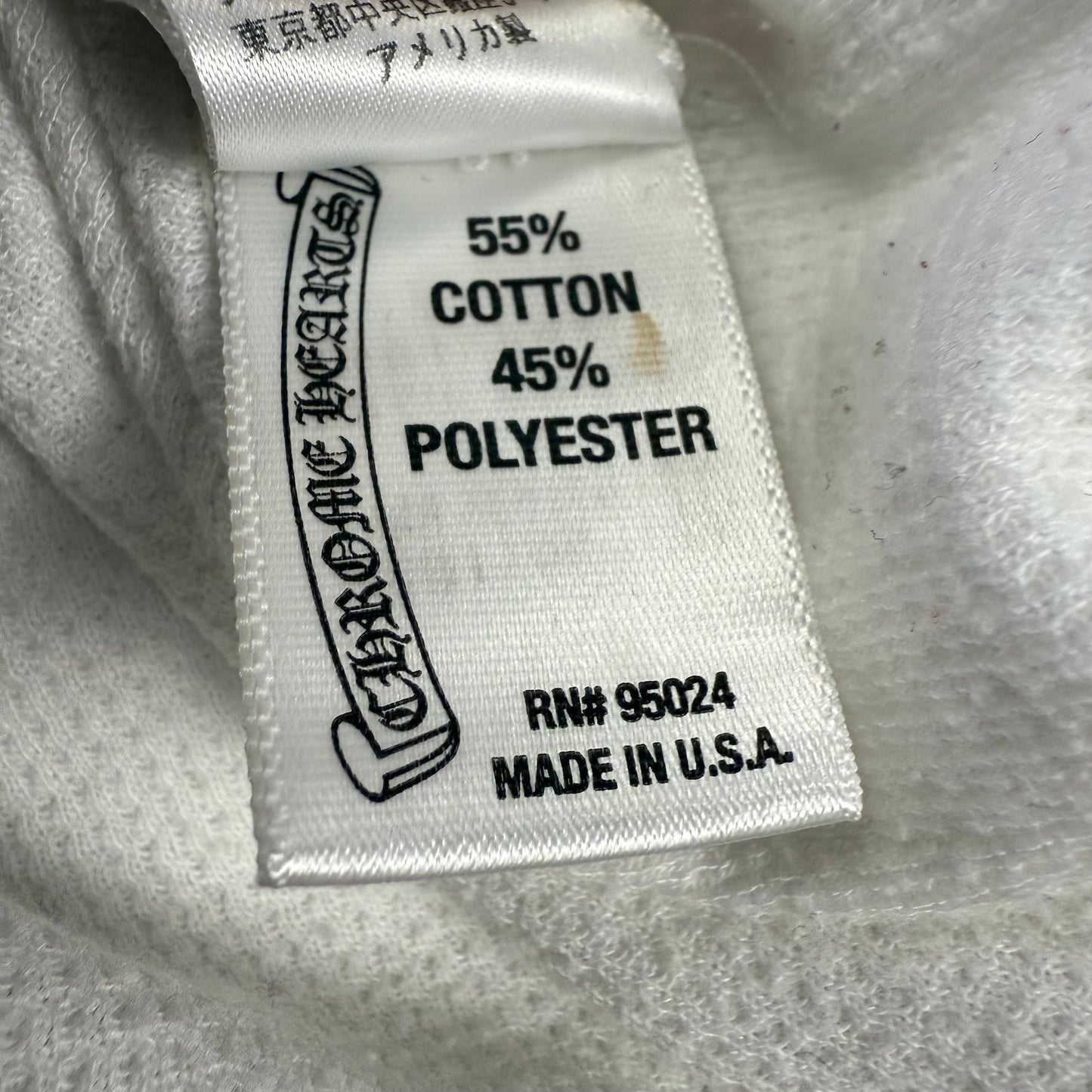 Chrome Hearts Horseshoe Cross Scroll Thermal ‘White’ L/S