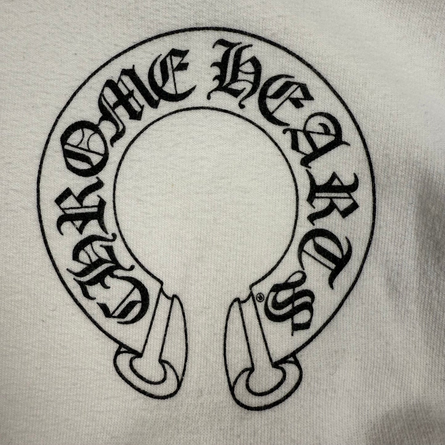 Chrome Hearts Horseshoe Floral ‘White’ Zip Up Hoodie