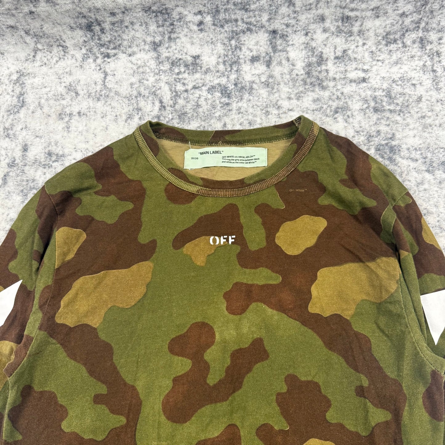 OFF-WHITE ‘Seeing Things’ Camo Longsleeve