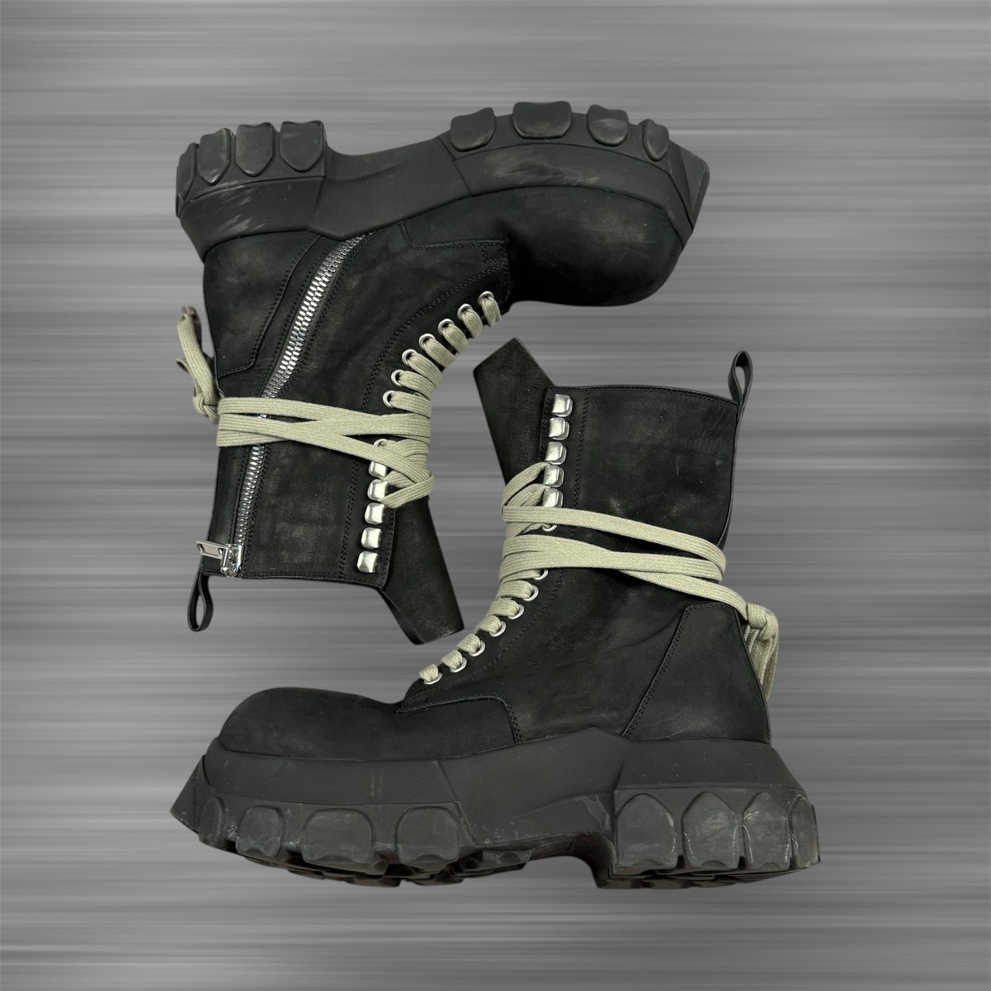 Rick Owens Army Bozo ‘Black’ Tractor Boots
